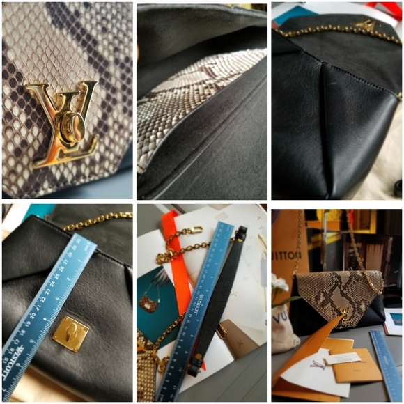 Louis Vuitton Exotic Noir Python Snake skin - Picture 12 of 16